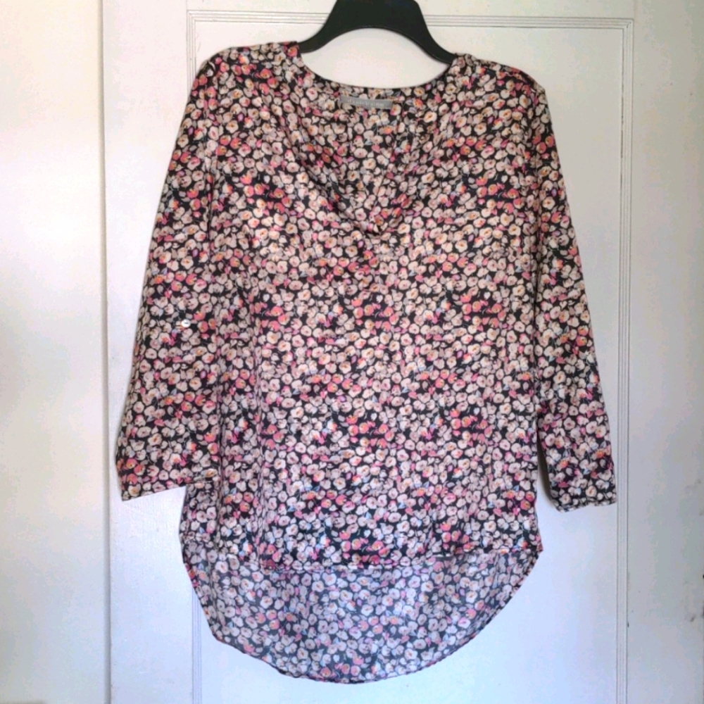Daniel Rainn Floral Polyester Blouse